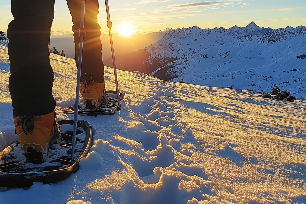 5 bonnes raisons et bénéfices de pratiquer la raquette à neige