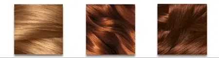 Exemples de couleurs ou teintes de cheveux à choisir quand on a un teint clair et des yeux foncés (marron, bruns ou noirs)