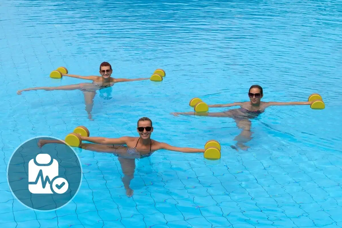 What are the advantages and health benefits of doing aqua gym, water aerobics or aqua fitness?