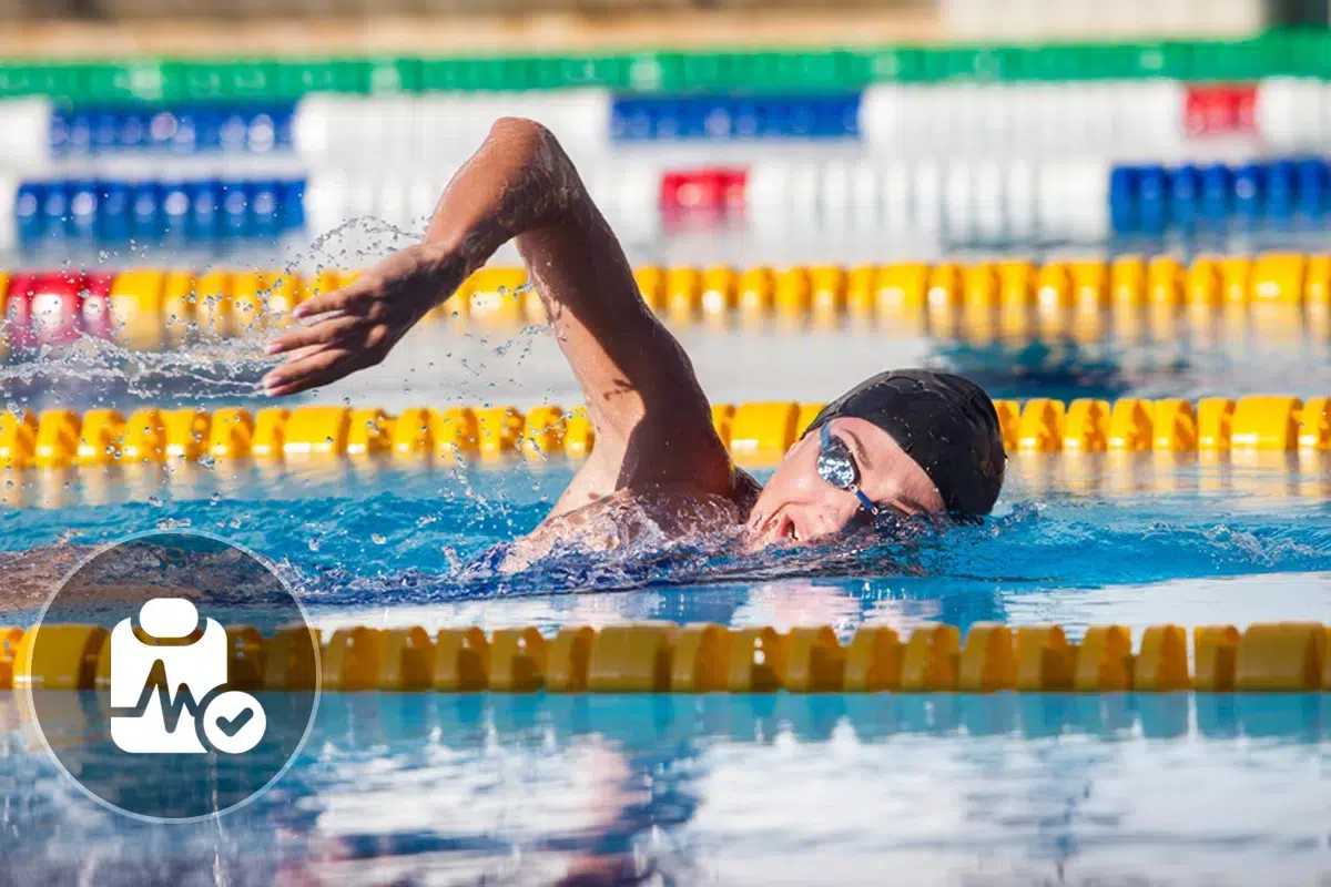 What are the advantages and health benefits of front crawl swimming?