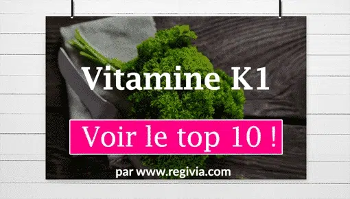 Aliments les plus riches en vitamine K1 (phylloquinone)