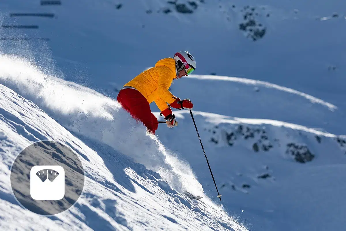 O esqui alpino é eficaz para emagrecer e perder peso rapidamente?
