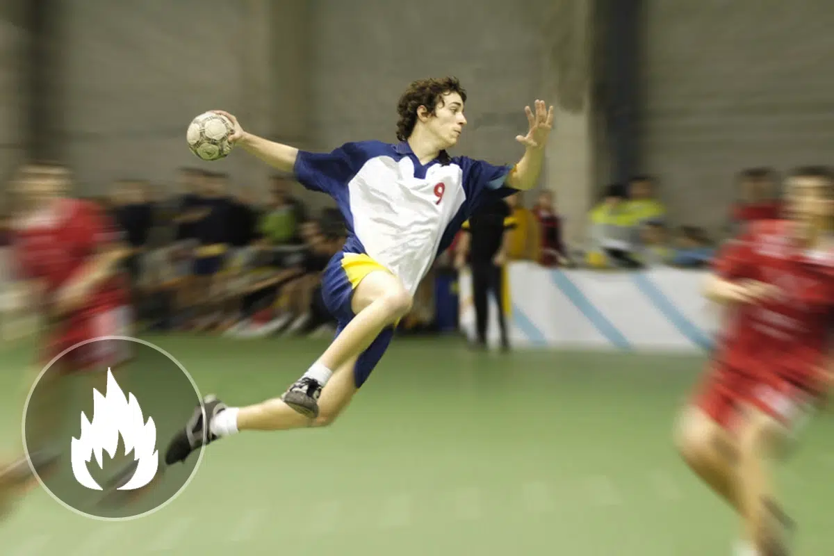 Dépenses énergétiques caloriques en calories consommées pour le handball