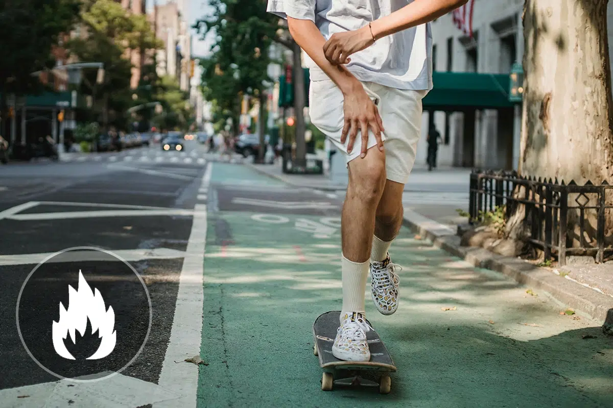 Dépenses énergétiques caloriques en calories consommées pour le skateboard