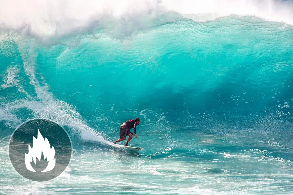 Dépenses énergétiques caloriques en calories consommées pour le surf