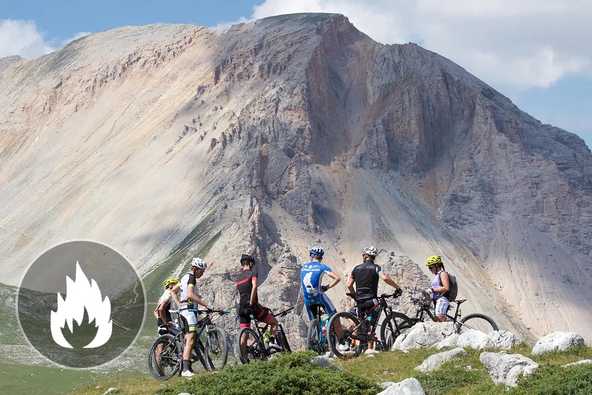 Dépenses énergétiques caloriques en calories consommées pour le vélo tout terrain VTT