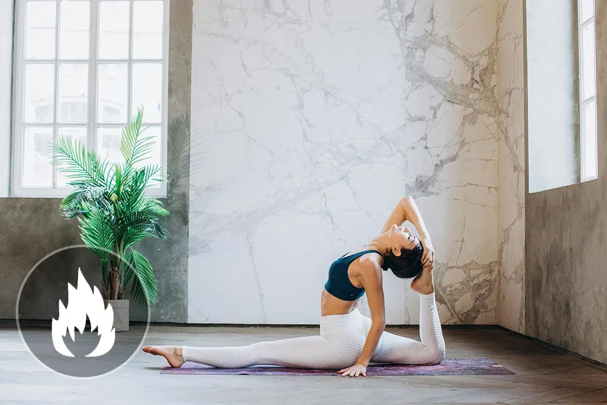 Dépenses énergétiques caloriques en calories consommées pour le yoga