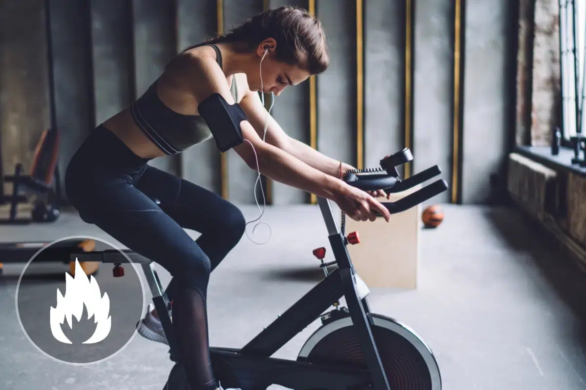 Energy expenditure and calories burned with indoor cycling or spinning