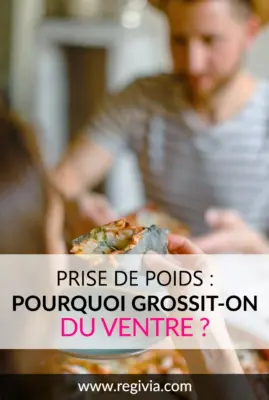 Prise de poids femme et homme : Pourquoi grossit-on du ventre ?