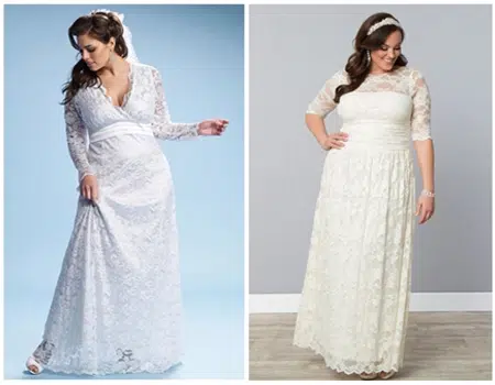 Exemples de robe de mariée à choisir et porter quand on a de la graisse autour des bras