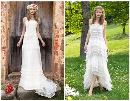 Exemples de robe de mariée à choisir et porter quand on a une petite poitrine