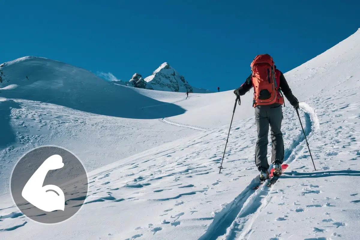 ¿Qué músculos se ejercitan en el esquí de fondo?